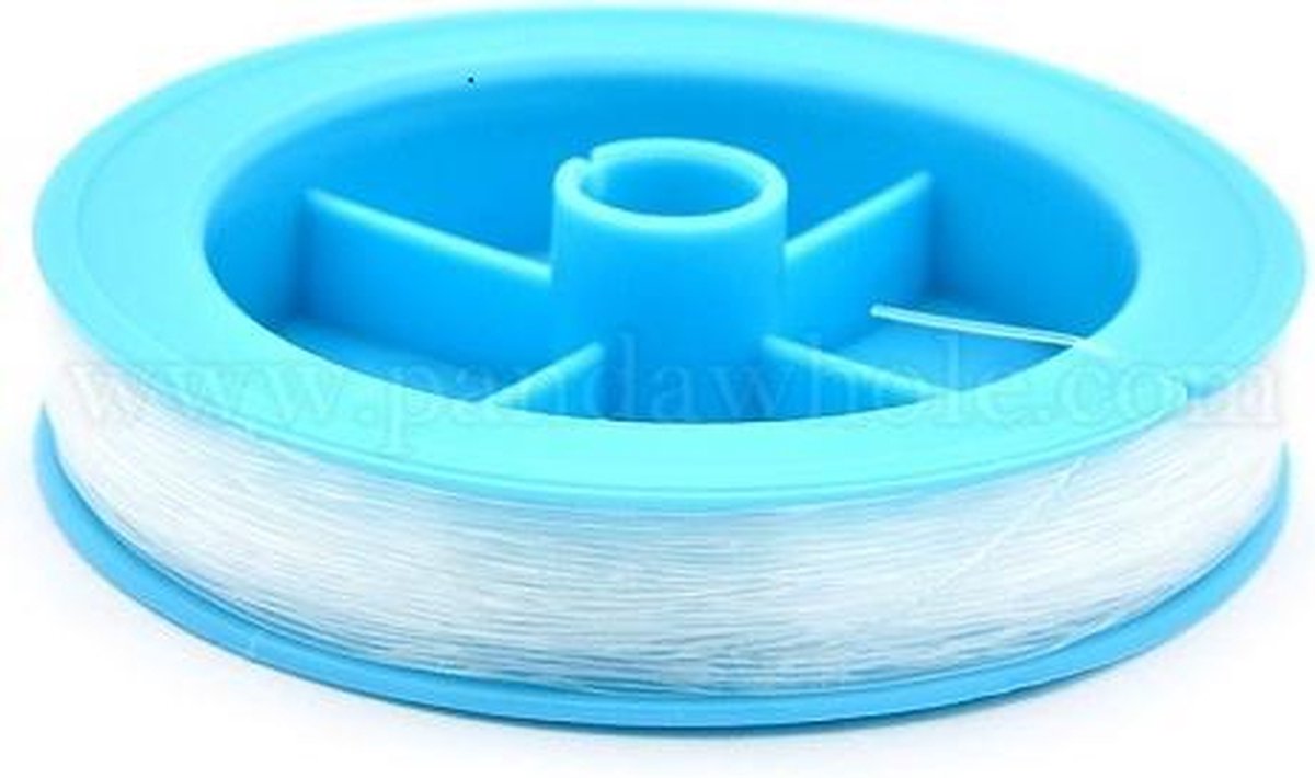 0.2mm visdraad/hobbydraad | Ca. 100 meter op rol | Nylondraad | Sieraden maken